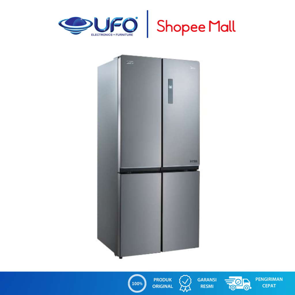 Midea Kulkas 4 Pintu Series Multidoor 600 Liter Inverter HC889WE