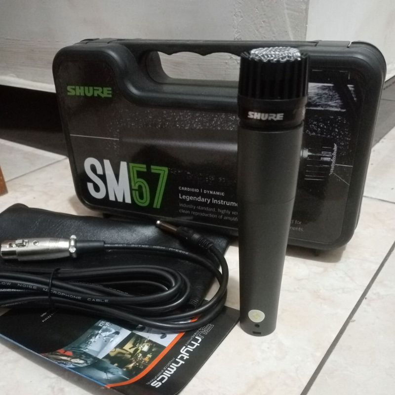 MIC / MIK / MIKROFON SHURE SM57 BODY FULL BESI