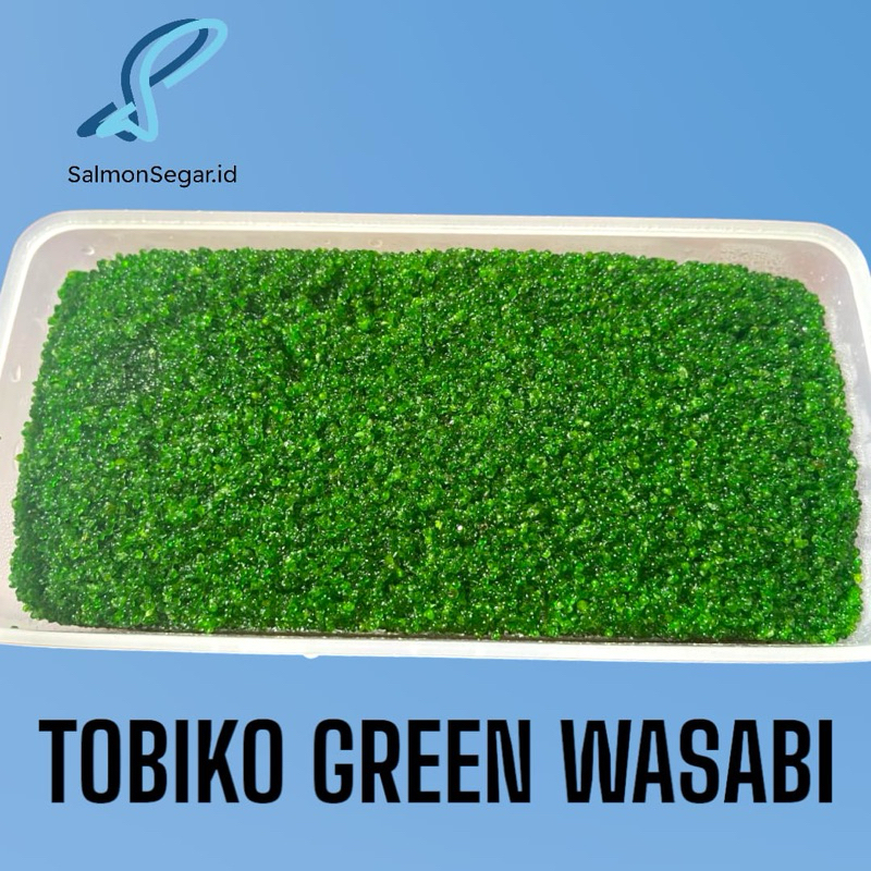 

Tobiko Green Wasabi - Tobiko Hijau - Telur Ikan Terbang - Fish Roe