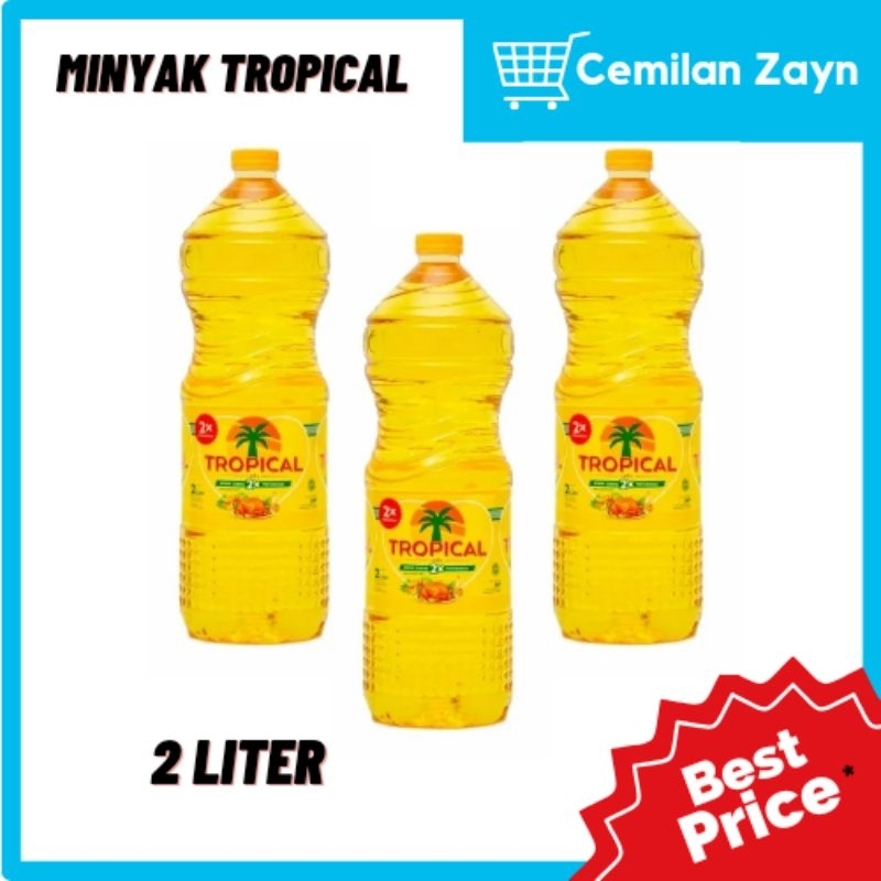 

minyak goreng 2 liter tropical kemasan botol