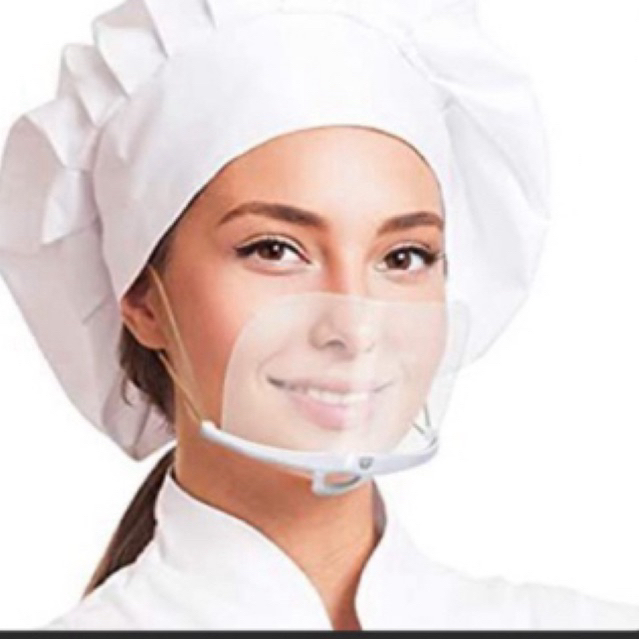 Masker Masak transparan masker koki masker serbaguna masker bening masker muka masker mulut transpar