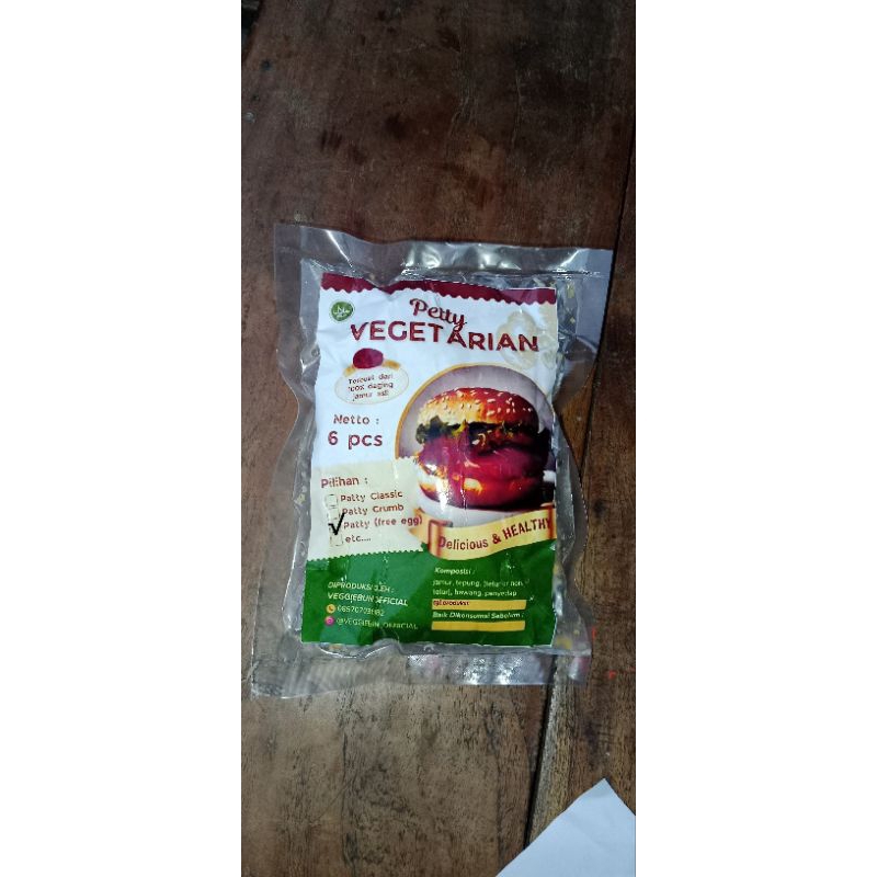 

Isi Burger Petty Crumb | Burger Vegetarian | VEGGIEBUN