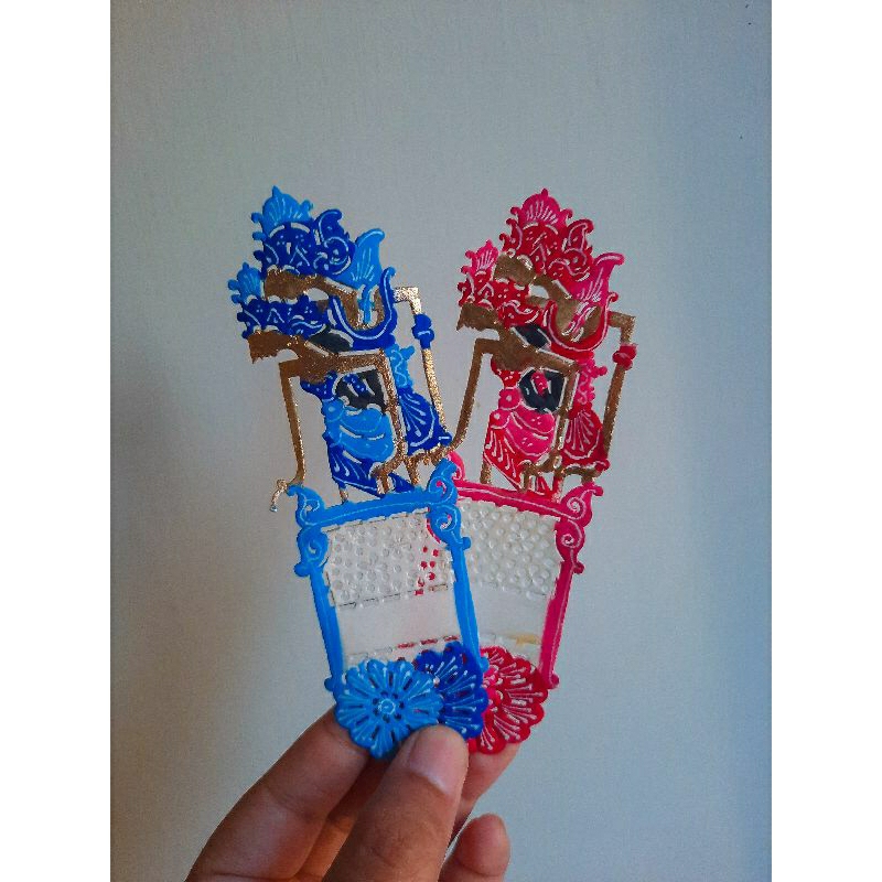 

Pembatas buku wayang kulit asli souvenir pernikahan ulang tahun dll