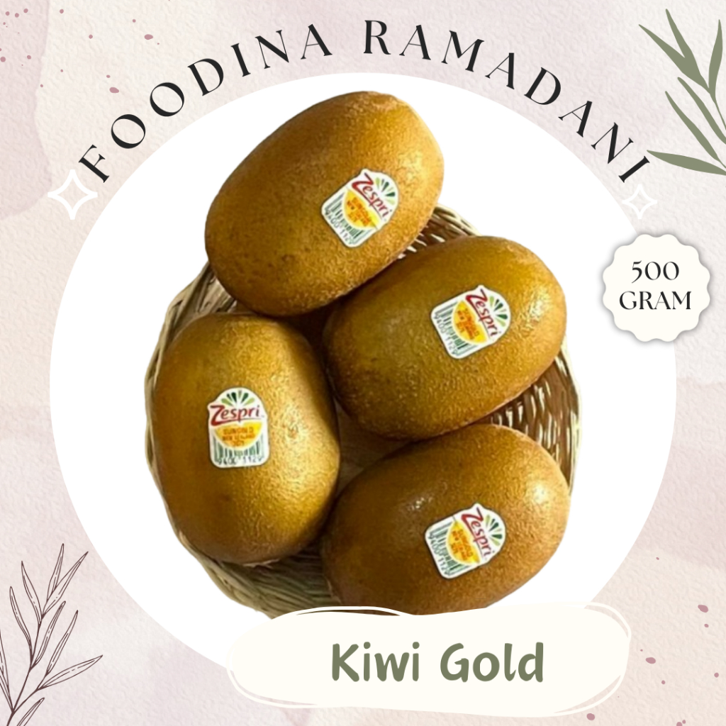 

BUAH KIWI Gold Kuning Import - Kiwifruit Fresh [ Berat 500gr ] Harga Per 0,5 Kg