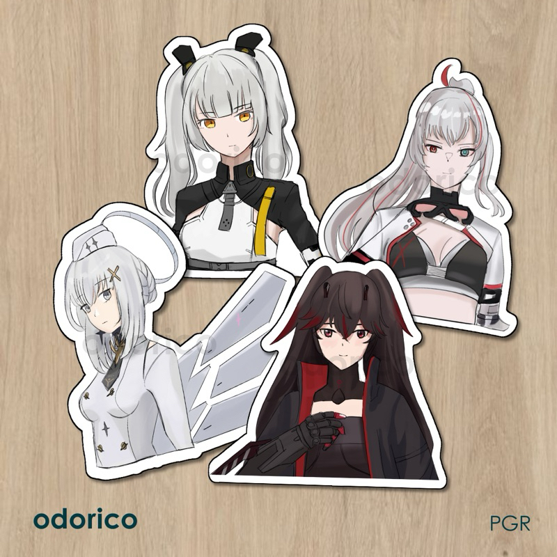 

Stiker Anime PGR / Sticker Game Punishing Gray Raven Karenina Alpha Liv Lucia odorico