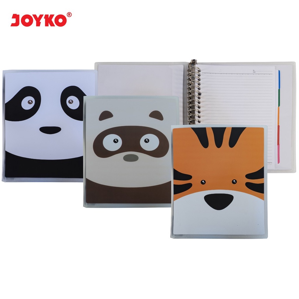 

KODE C62W Binder Note Joyko A5TSAFF511 Animal Face