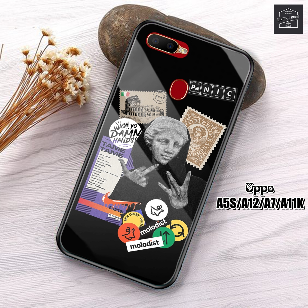 Case Oppo A5S/A12/A7/A11K - Casing Hp Oppo A5S/A12/A7/A11K - Motif ( AESTHETIC 2 ) - Silikon Hp Oppo