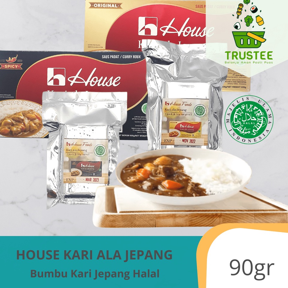 

Good Order HALAL House Curry Kari lokal ala jepang Bumbu dapur saus kari kare import impor