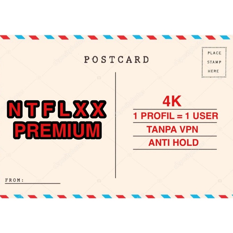 

KODE E19C Postcard Motif NETFLXX premium