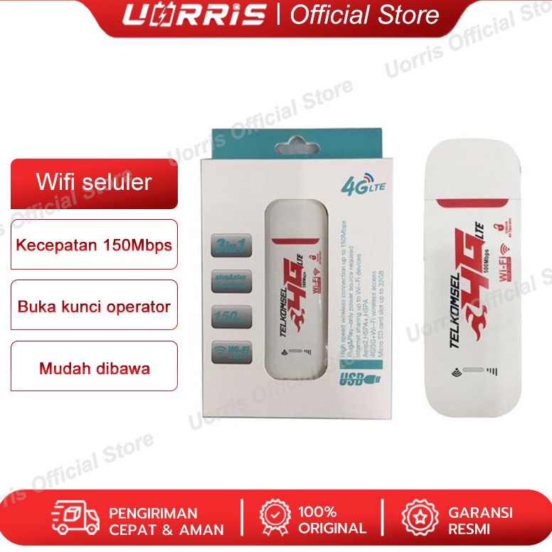 UORRIS Modem WIFI USB 4g All Operator LTE Modem USB 15Mbps Modem Mifi COD Support 1 Devices m O1X6