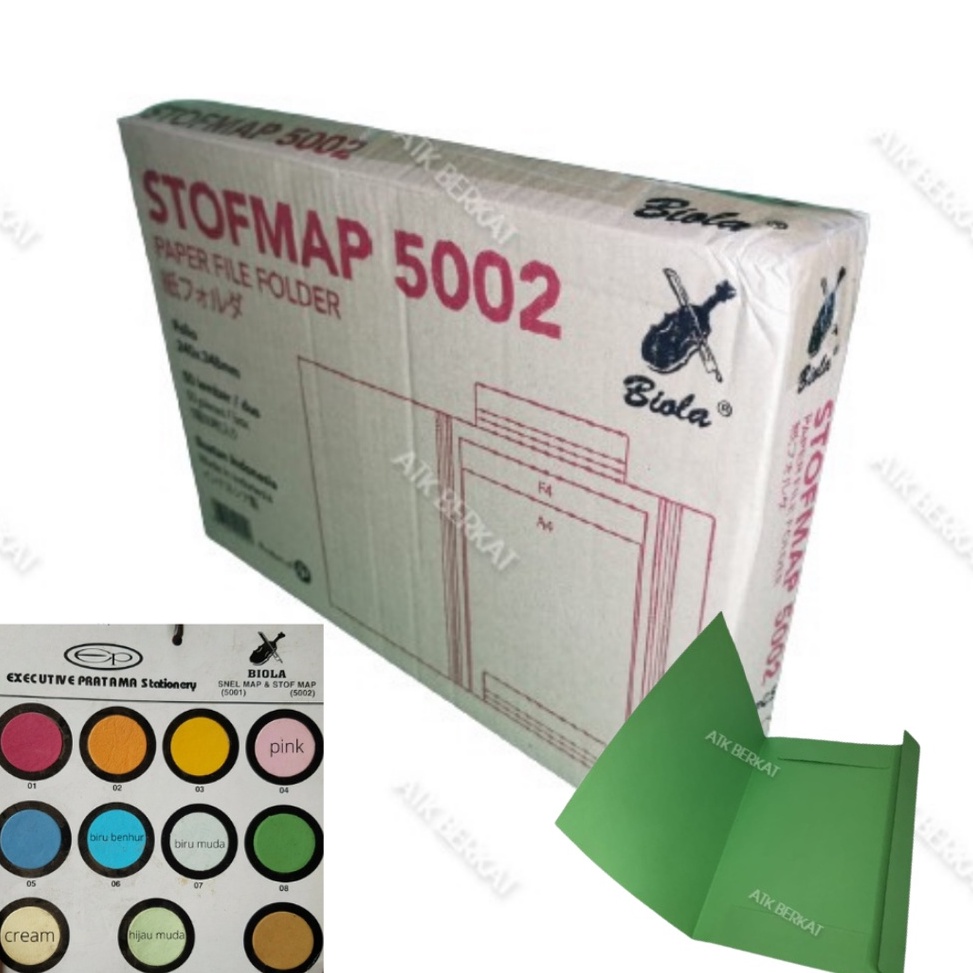 

KODE D4J Map folder Kertas stopmap buffalo Biola 52