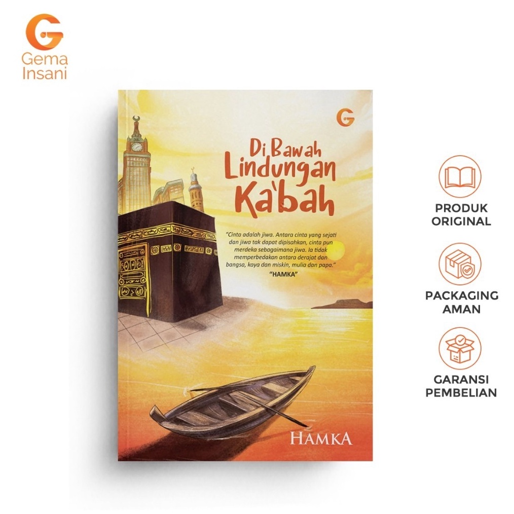 KODE B44T Buku Hamka  Novel Di Bawah Lindungan Kabah