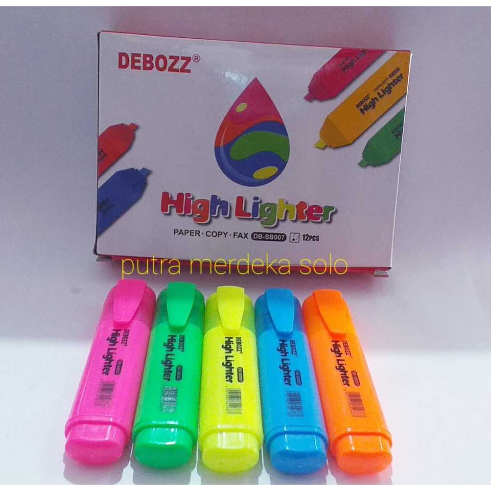 

KODE U52O Stabillo Debozz Highlighter Debozz DBSB7 Warna Mix