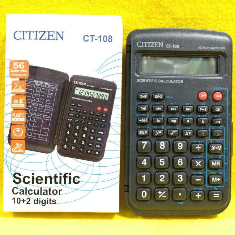 

KODE S32H Kalkulator Citizen Scientific Ilmiah CT 18