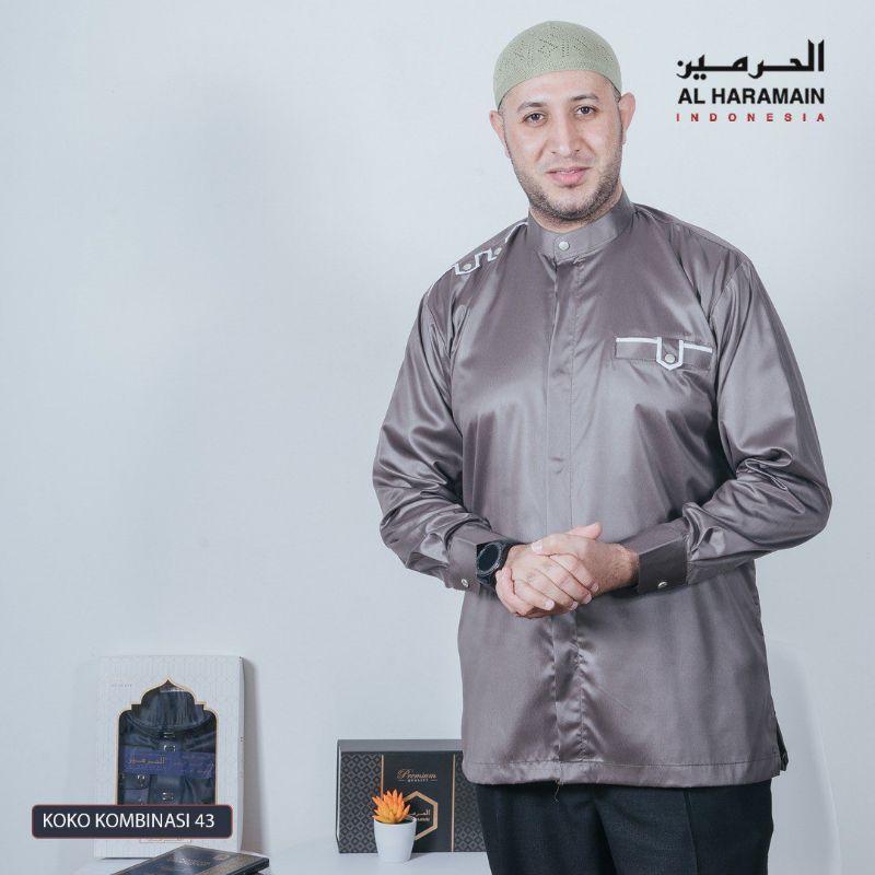 Baju Koko Pria Al Haramain Original Premium Jumbo TP9