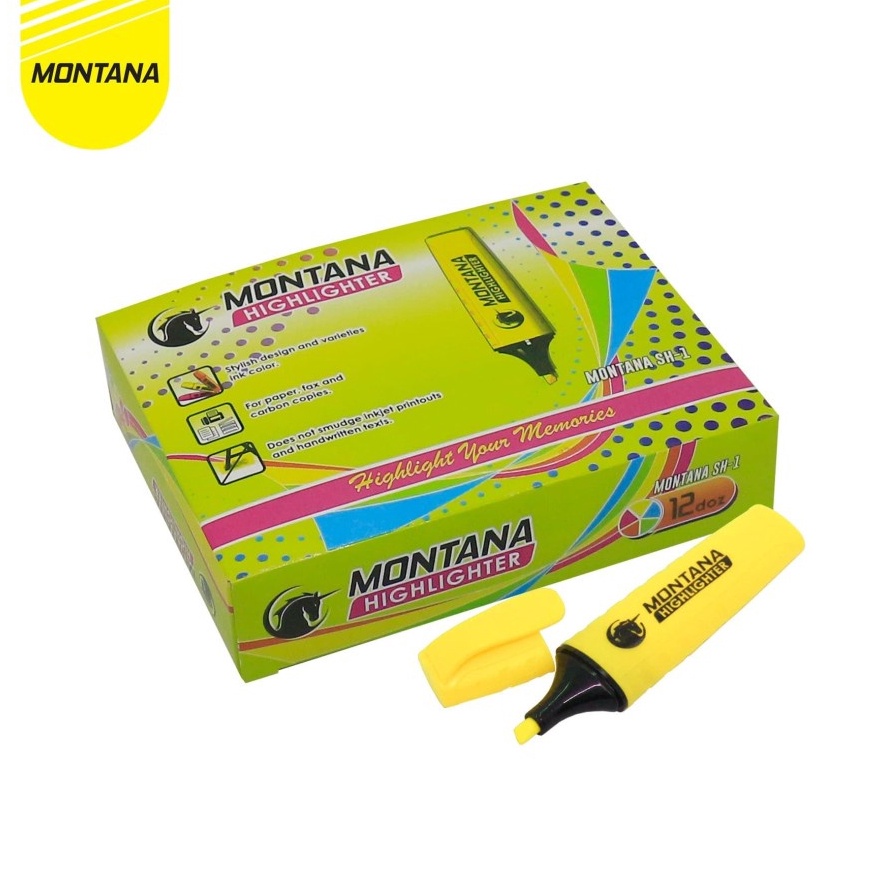 

KODE C12H Highlighter MONTANA 12pc