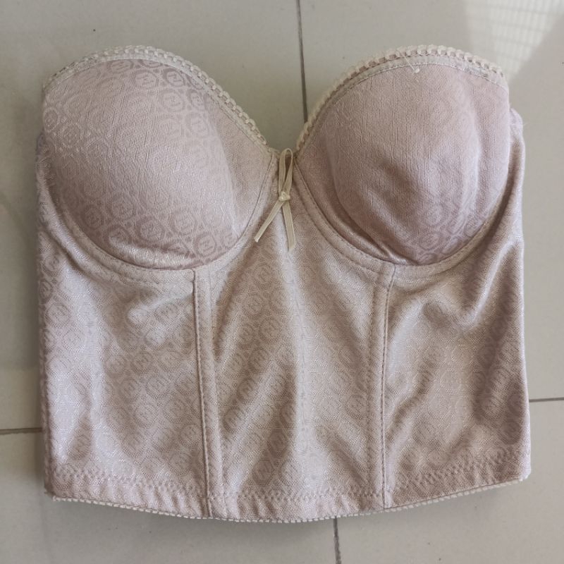 korset plus bra Kemben wanita Venicy cream A70/32 PRELOVED