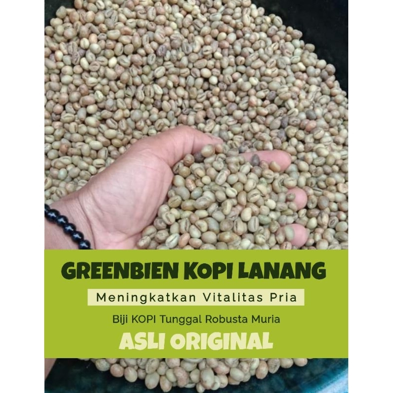 

BIJI KOPI MENTAH KOPI LANANG 1 KG ASLI ORIGINAL KOPI MURIA