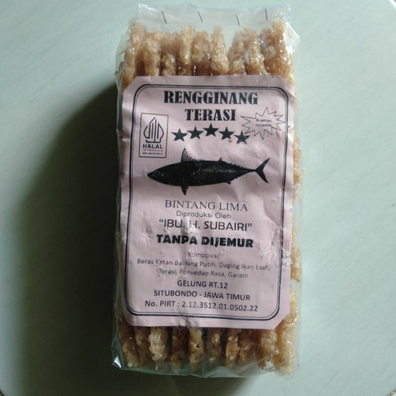 

Rengginang Terasi Situbondo Bintang Lima (±500 gr)