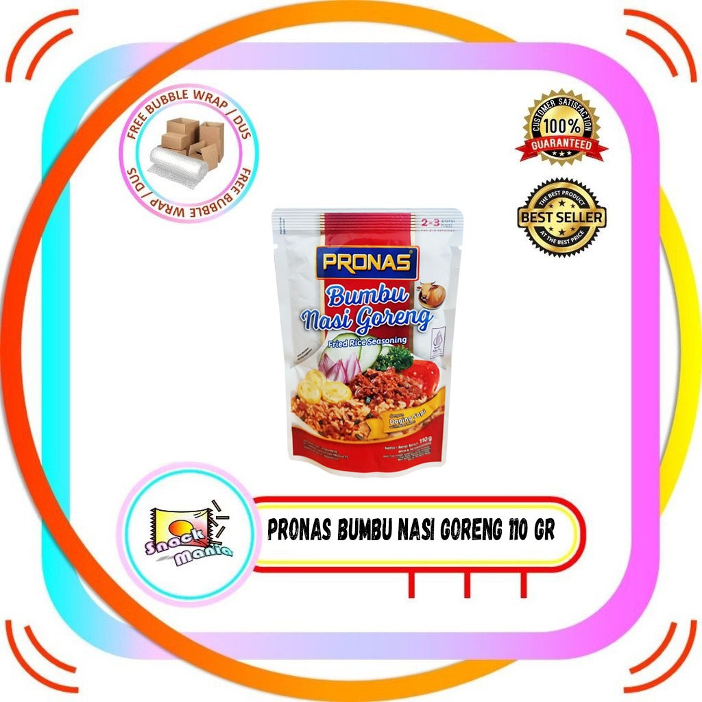 

Pronas Bumbu Nasi Goreng Daging Sapi Pouch ~ 110 gr Fried Rice Seasonings