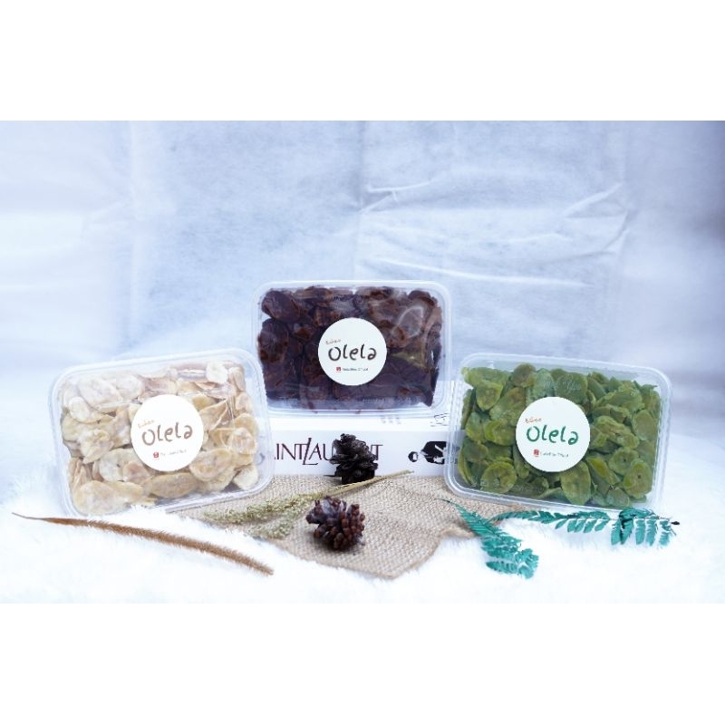

Olela Bites - Keripik Pisang Coklat Lumer 2pcs Berat 350gr