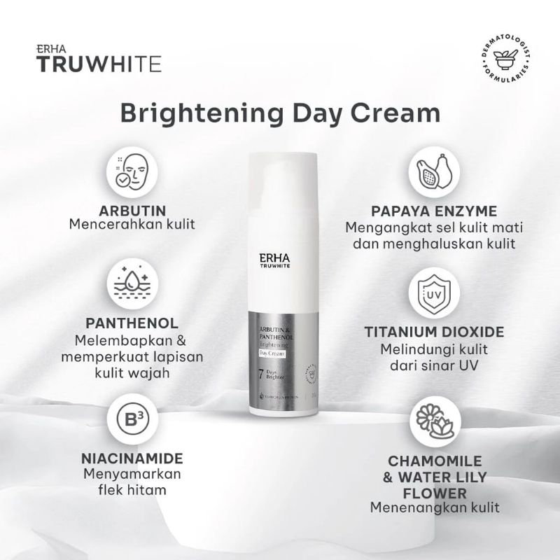 ERHA TRUWHITE ARBUTIN & PANTHENOL Day Cream
