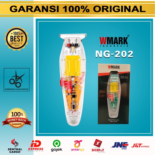 Trimmer Wmark NG 202 Alat Cukur Rambut Transparan Hair Trimer