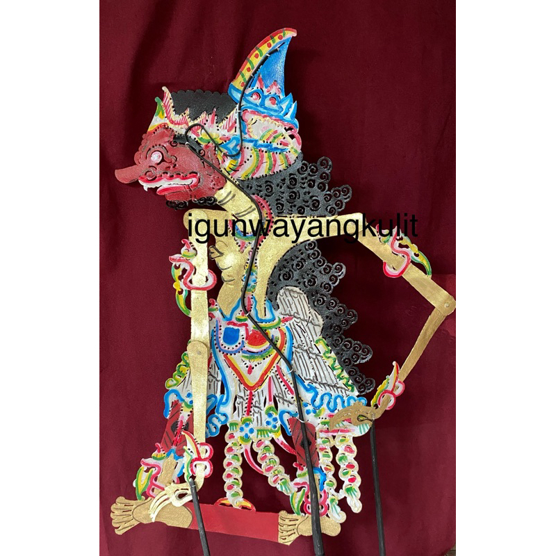 wayang kulit asli murah patih sabrang|patih sabrang murah kulit asli