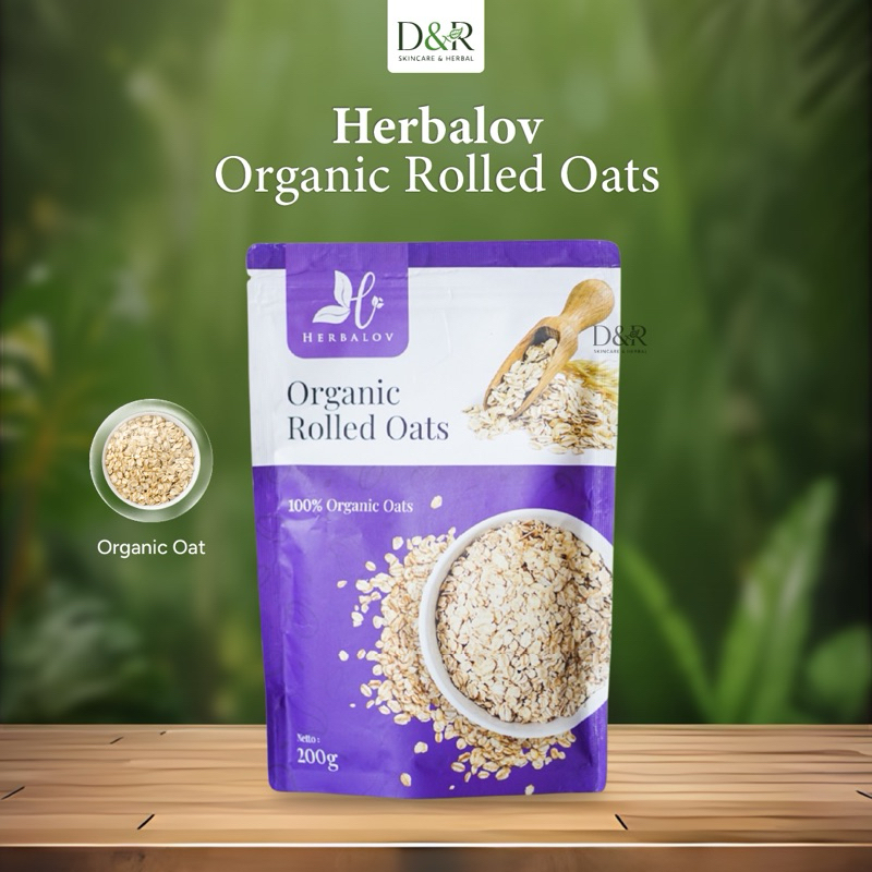 

HERBALOV ORGANIC ROLLED OATS MAKANAN UNTUK DIET