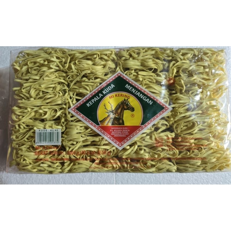 

Mie kuda menjangan lebar KL40L isi 40 biji x 50g