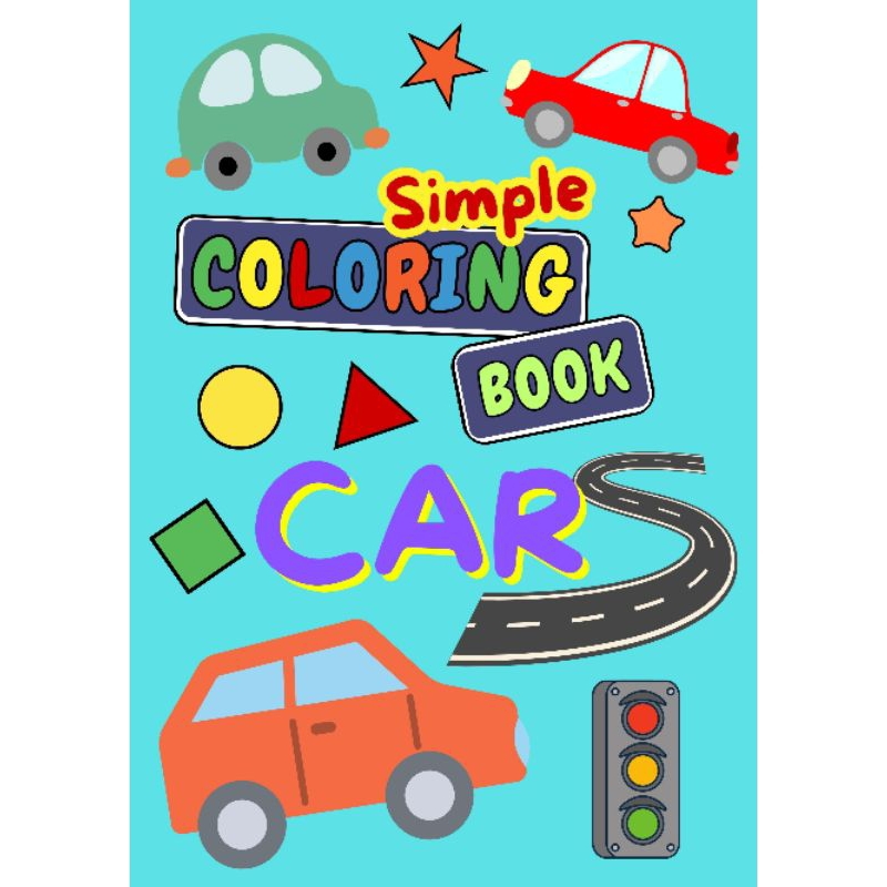 CARS (pdf) Coloring Book, Buku Mewarnai untuk Anak l pdf
