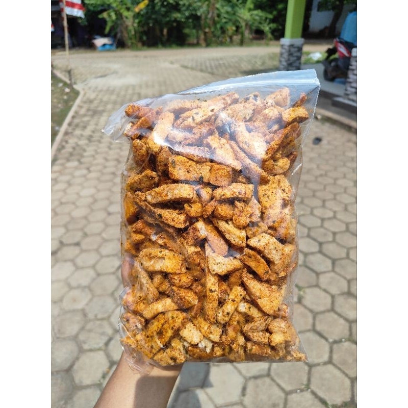 

ADY78 Basreng hah pedas daun jeruk 500gr