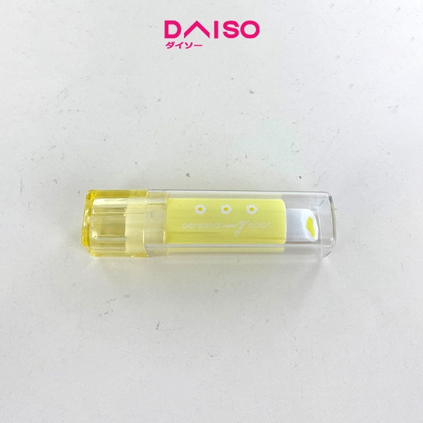 

Daiso Lipstick eraser -PMC chiffon yellow-