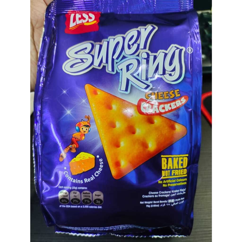 

Zess Super Ring Cheese Crackers Baked HALAL