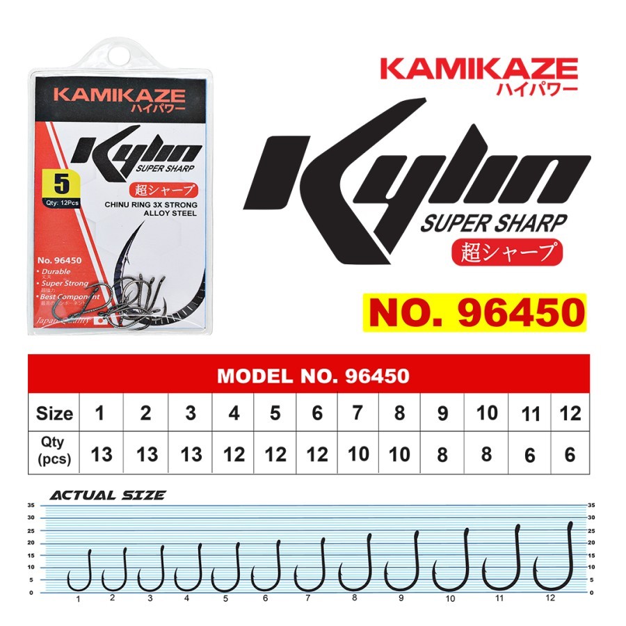 MATA PANCING KAMIKAZE KYLIN CHINU 1053, MATA KAIL KAMIKAZE MADE IN JAPAN