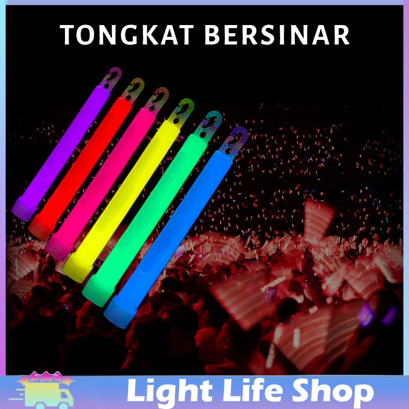Glow Stick 6 Inch - Glow Stick Fosfor - Stik Fosfor - Kalung Glow Stick - Stick Konser - Stick Warna