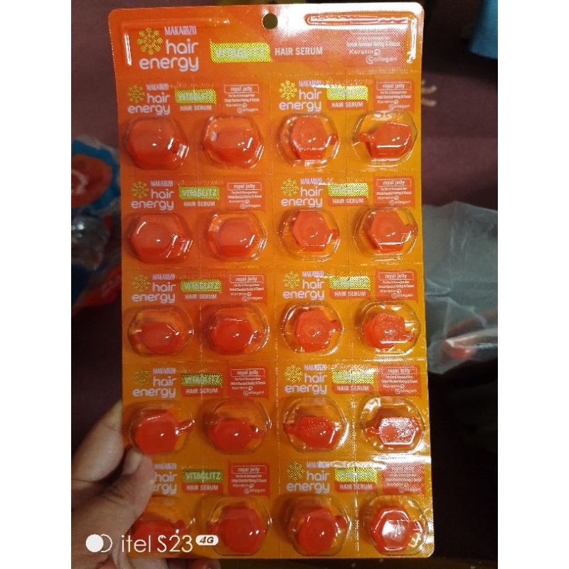 MAKARIZO HAIR ENERGY VITAGLITZ SERUM ISI 20 | SERUM RAMBUT MAKARIZO VITAGLITZ