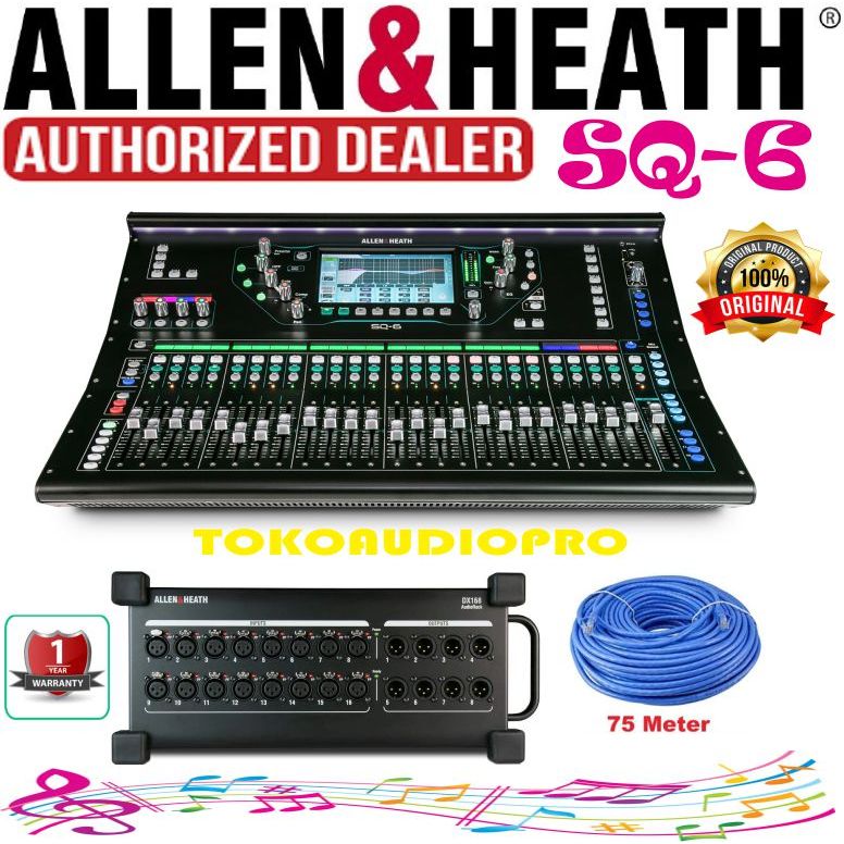 Allen & Heath SQ-6 SQ6 Paket DX-168  Digital Mixer Original  DX168