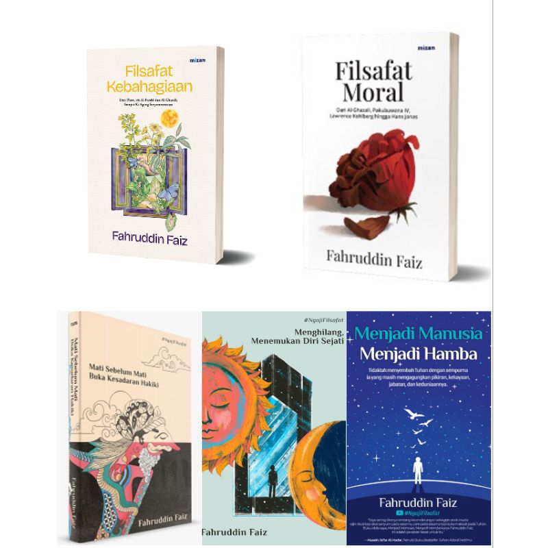 (Noura) (Original, Segel) Buku Karya Fahruddin Faiz: Filsafat Kebahagiaan; Filsafat Moral; Mati Sebe