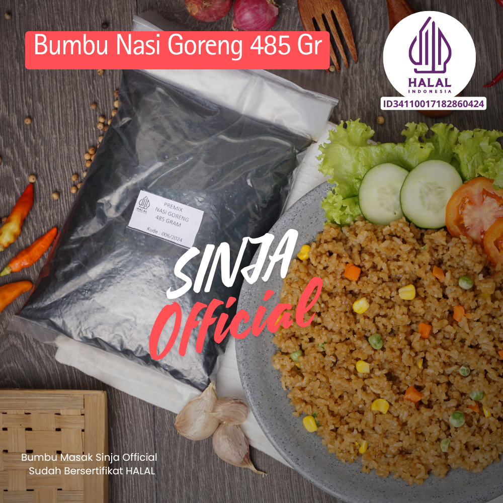 

Bumbu Instan Serbaguna Nasi Goreng ala Resto 485 gr 30 - 50 Porsi