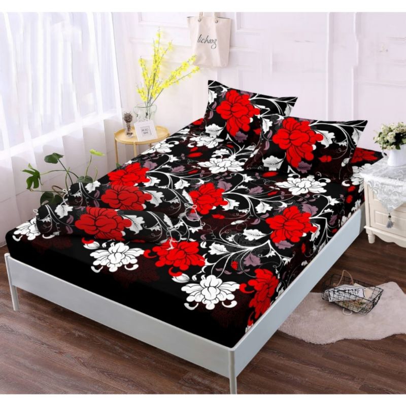 (SPREI & SARUNG BANTAL GULING) 90X200 NO4 SINGLE UKURAN KASUR 1 ORANG