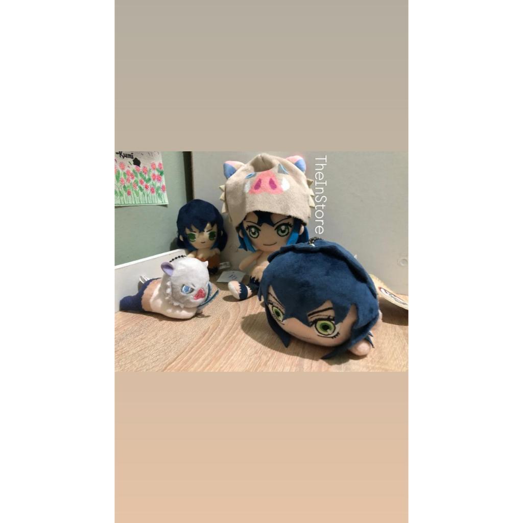 Boneka Kimetsu No Yaiba Hashibira Inosuke Doll Keychain Demon Slayer Hashibira Inosuke