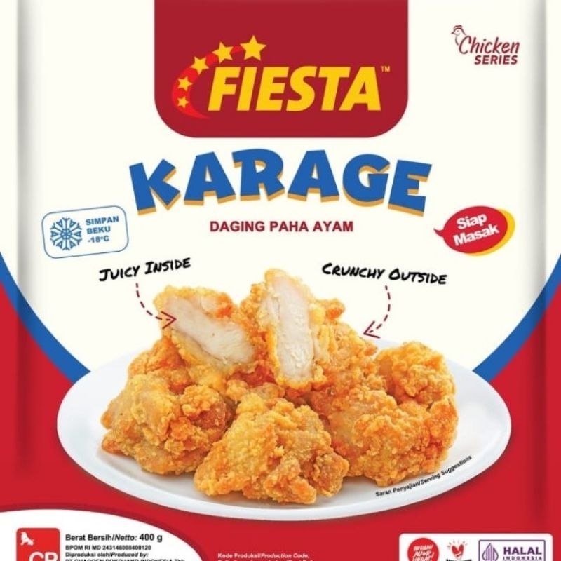 

fiesta karage ayam olahan tepung chicken 400 gr