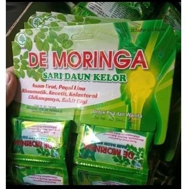

DE MORINGA sari daun kelor Ampuh