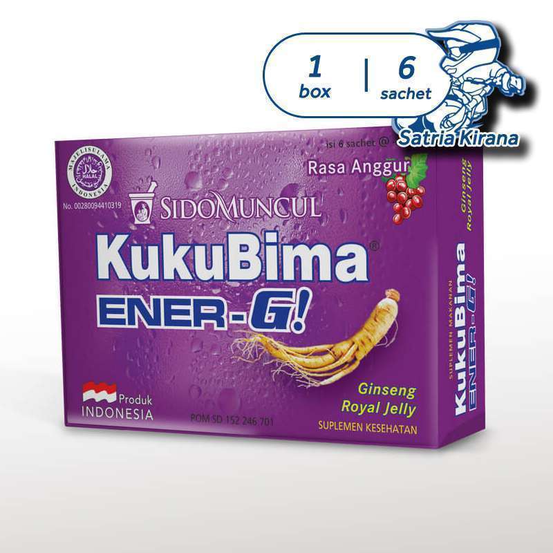 

(pack/6 pcs) KUKUBIMA ENER-G GINGSENG