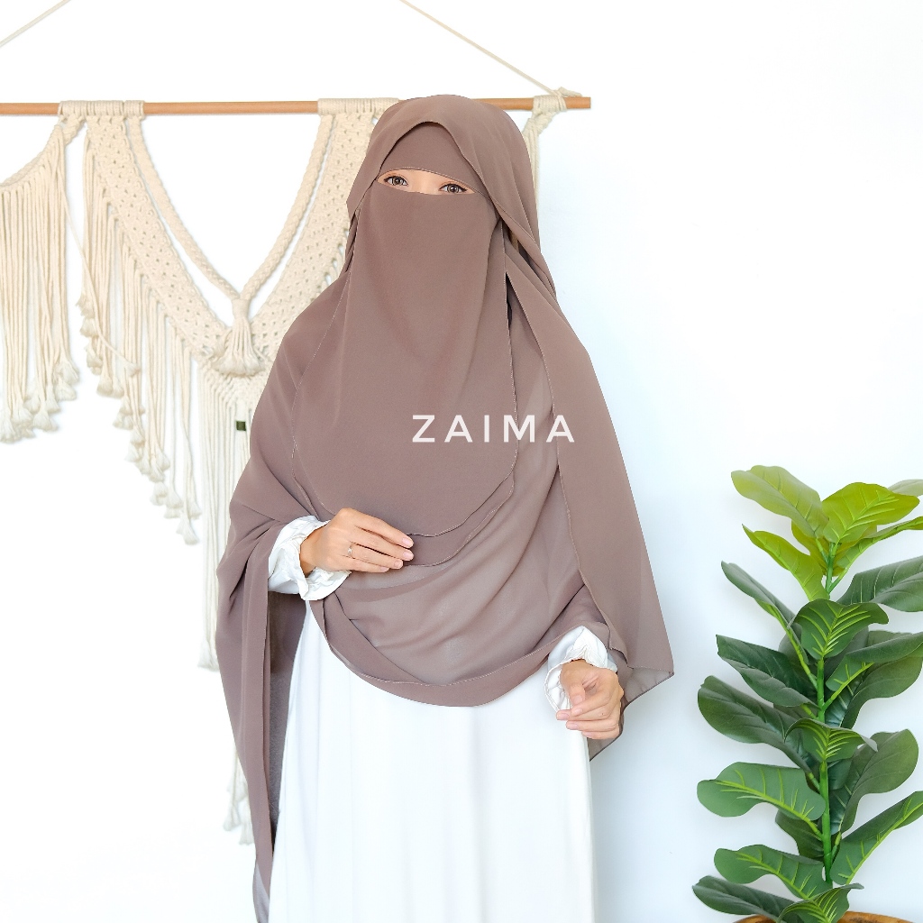 Niqab Butterfly Kancing Cadar Yaman Hadramaut Ceruti Babydoll Premium