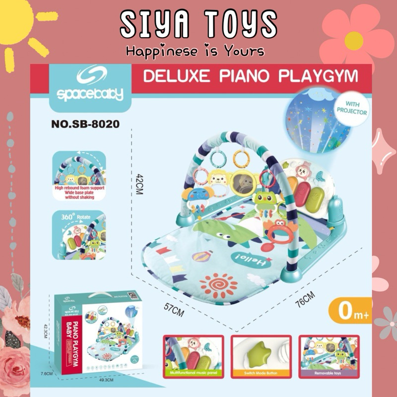 [SIYA] FREE BUBBLEWRAP MULTIFUNCTION PIANO FITNES SPACEBABY SB 8011 8013 8017 8020 PLAYGYM RACK BABY