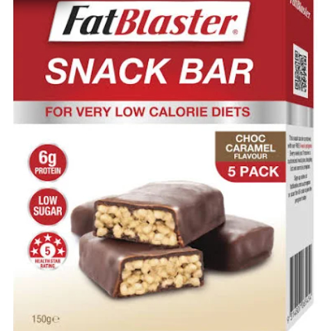 

Naturopathica Fatblaster Choc Caramel Chocolate Crunch Bar 5 x 30g