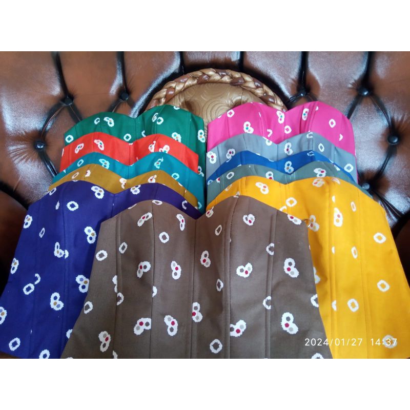 Kamisol/Longtorso Jumputan Batik Modern murah