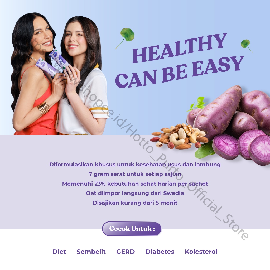 

QH HOTTO PURTO MULTIGRAIN 5 SACHET ECERAN HOTTO MAME DIET PELANGSING GERD ASAM LAMBUNG